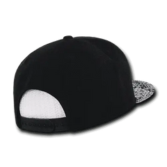 Decky 1093 Bandanna Snapback Cap - Black - Black / One Size Fits Most