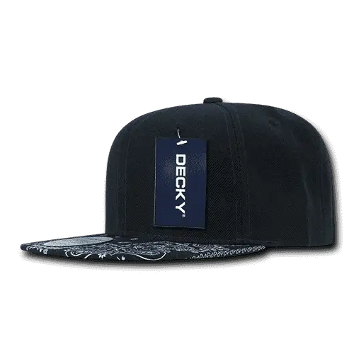 Decky 1093 Bandanna Snapback Cap - Navy Navy - Navy / One Size Fits Most