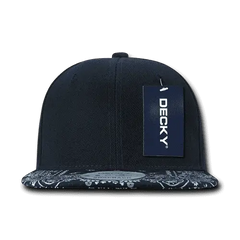 Decky 1093 Bandanna Snapback Cap - Navy Navy - Navy / One Size Fits Most
