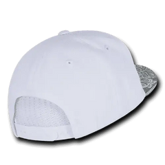 Decky 1093 Bandanna Snapback Cap - White Gray - White Gray / One Size Fits Most