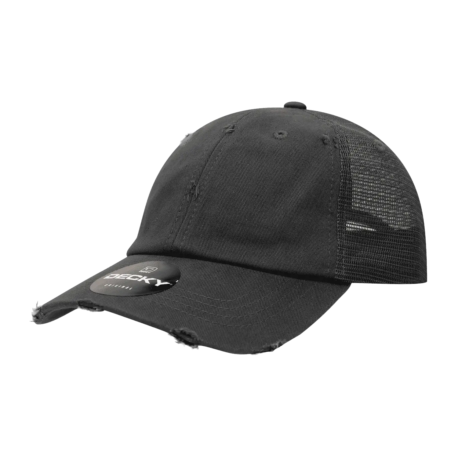 Decky 110 Vintage Mesh Cap - Black - Black / One Size Fits Most