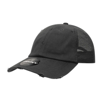 Decky 110 Vintage Mesh Cap - Black - Black / One Size Fits Most