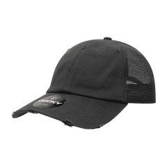 Decky 110 Vintage Mesh Cap - Black - Black / One Size Fits Most