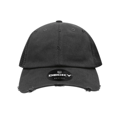 Decky 110 Vintage Mesh Cap - Black - Black / One Size Fits Most