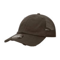 Decky 110 Vintage Mesh Cap - Chocolate - Coffee / One Size Fits Most