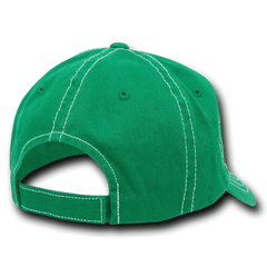 Decky 111 Contra-Stitch Washed Polo Cap - Kelly White - Kelly White / One Size Fits Most