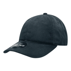 Decky 112 Brushed Cotton Baseball Cap - Navy - Navy / One Size Fits Most