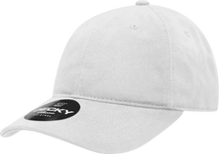 Decky 112 Brushed Cotton Baseball Cap - White - White / One Size Fits Most