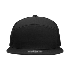 Decky 1133 7 Panel Trucker Cap - Black - Black / One Size Fits Most
