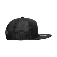 Decky 1133 7 Panel Trucker Cap - Black - Black / One Size Fits Most