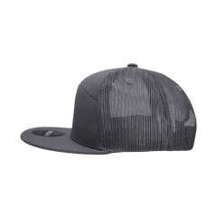 Decky 1133 7 Panel Trucker Cap - Charcoal - Dark Gray / One Size Fits Most