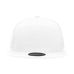 Decky 1133 7 Panel Trucker Cap - White - White / One Size Fits Most