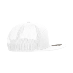 Decky 1133 7 Panel Trucker Cap - White - White / One Size Fits Most