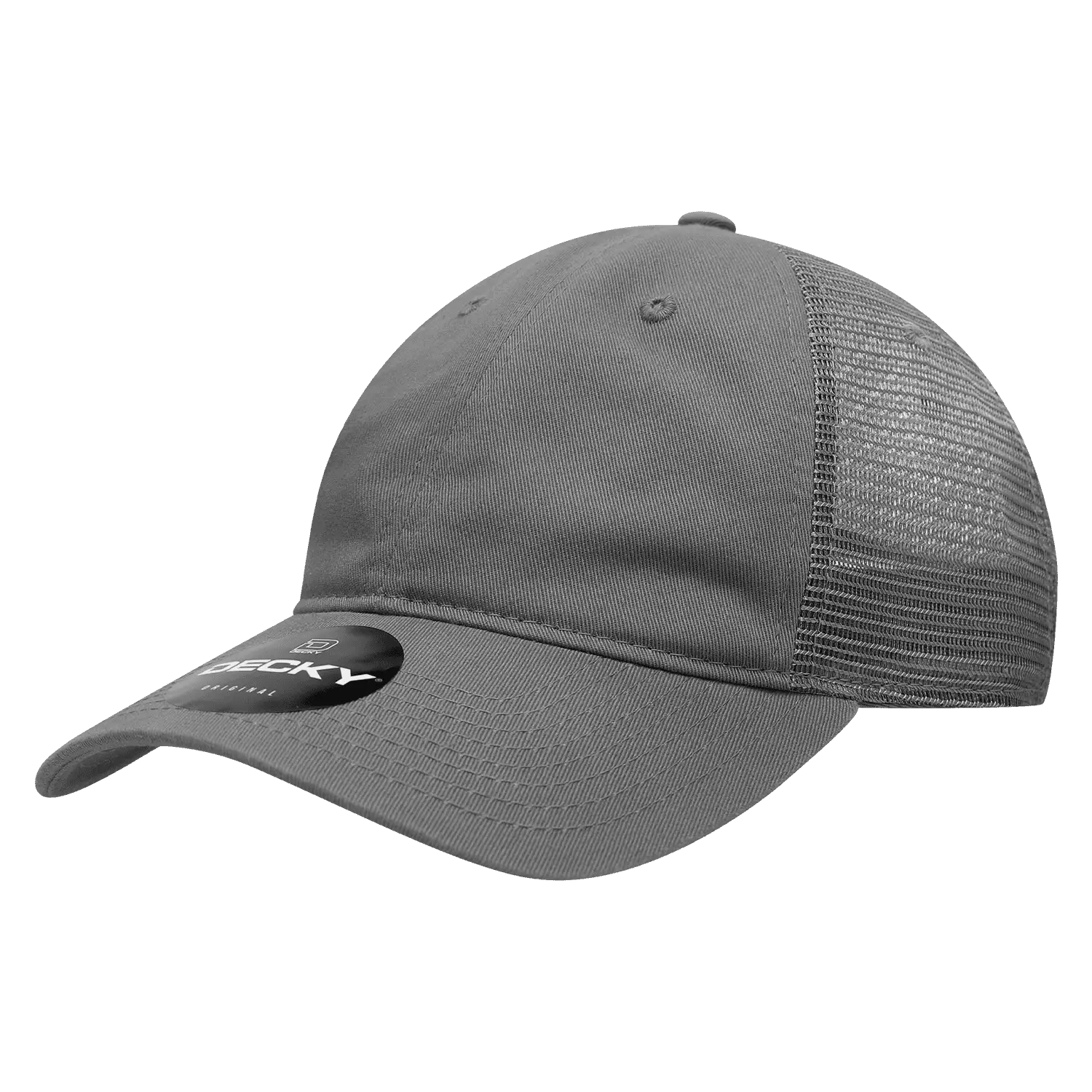 Decky 120 Relaxed Trucker Cap - Charcoal - Dark Gray / One Size Fits Most