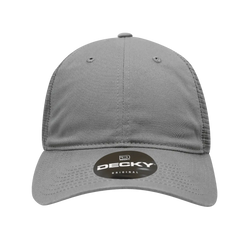 Decky 120 Relaxed Trucker Cap - Charcoal - Dark Gray / One Size Fits Most