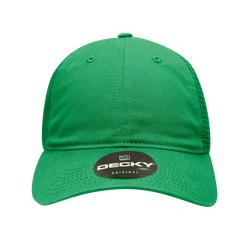 Decky 120 Relaxed Trucker Cap - Kelly - Kelly / One Size Fits Most