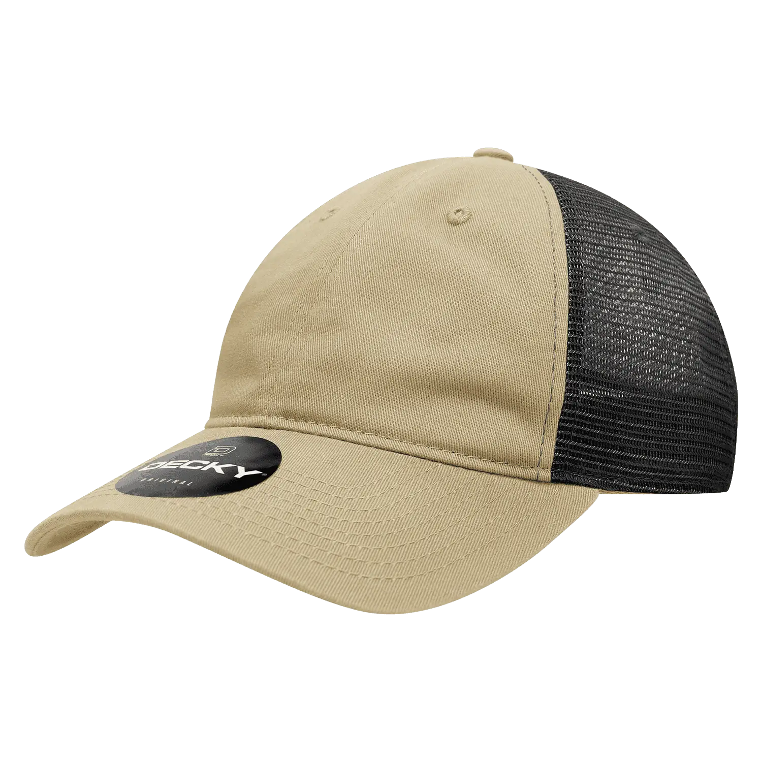 Decky 120 Relaxed Trucker Cap - Khaki Black - Khaki Black / One Size Fits Most