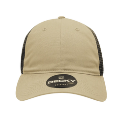 Decky 120 Relaxed Trucker Cap - Khaki Black - Khaki Black / One Size Fits Most