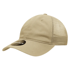 Decky 120 Relaxed Trucker Cap - Khaki - Khaki / One Size Fits Most