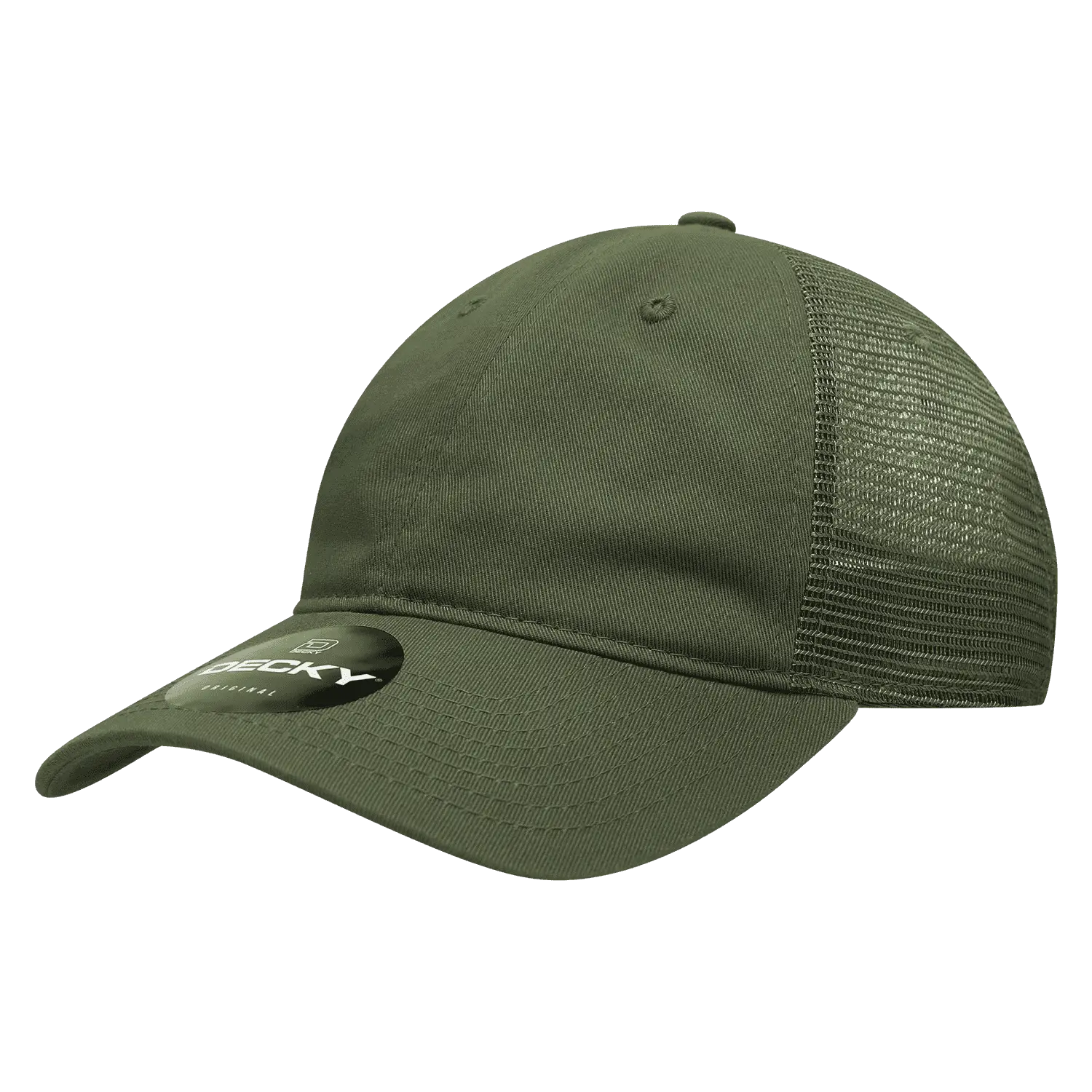 Decky 120 Relaxed Trucker Cap - Olive - Olive / One Size Fits Most