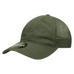 Decky 120 Relaxed Trucker Cap - Olive - Olive / One Size Fits Most