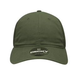 Decky 120 Relaxed Trucker Cap - Olive - Olive / One Size Fits Most