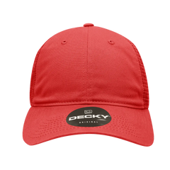 Decky 120 Relaxed Trucker Cap - Red - Red / One Size Fits Most