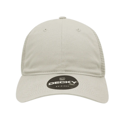 Decky 120 Relaxed Trucker Cap - Stone - Ivory / One Size Fits Most