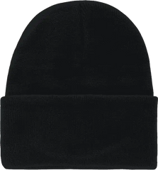 Decky 186 Acrylic Long Beanie - Black - Black / One Size Fits Most