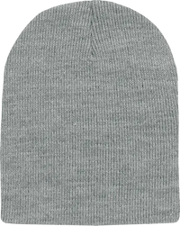 Decky 187 Acrylic Short Beanie - Heather Gray - Gray / One Size Fits Most