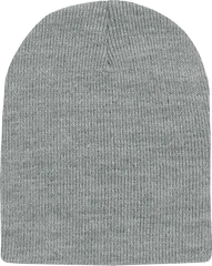 Decky 187 Acrylic Short Beanie - Heather Gray - Gray / One Size Fits Most