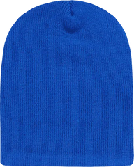 Decky 187 Acrylic Short Beanie- Royal - Royal / One Size Fits Most