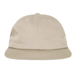 Decky 200 Relaxed Flat Bill Cotton Cap - Khaki - Khaki / One Size Fits Most