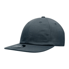 Decky 200 Relaxed Flat Bill Cotton Cap - Navy - Navy / One Size Fits Most