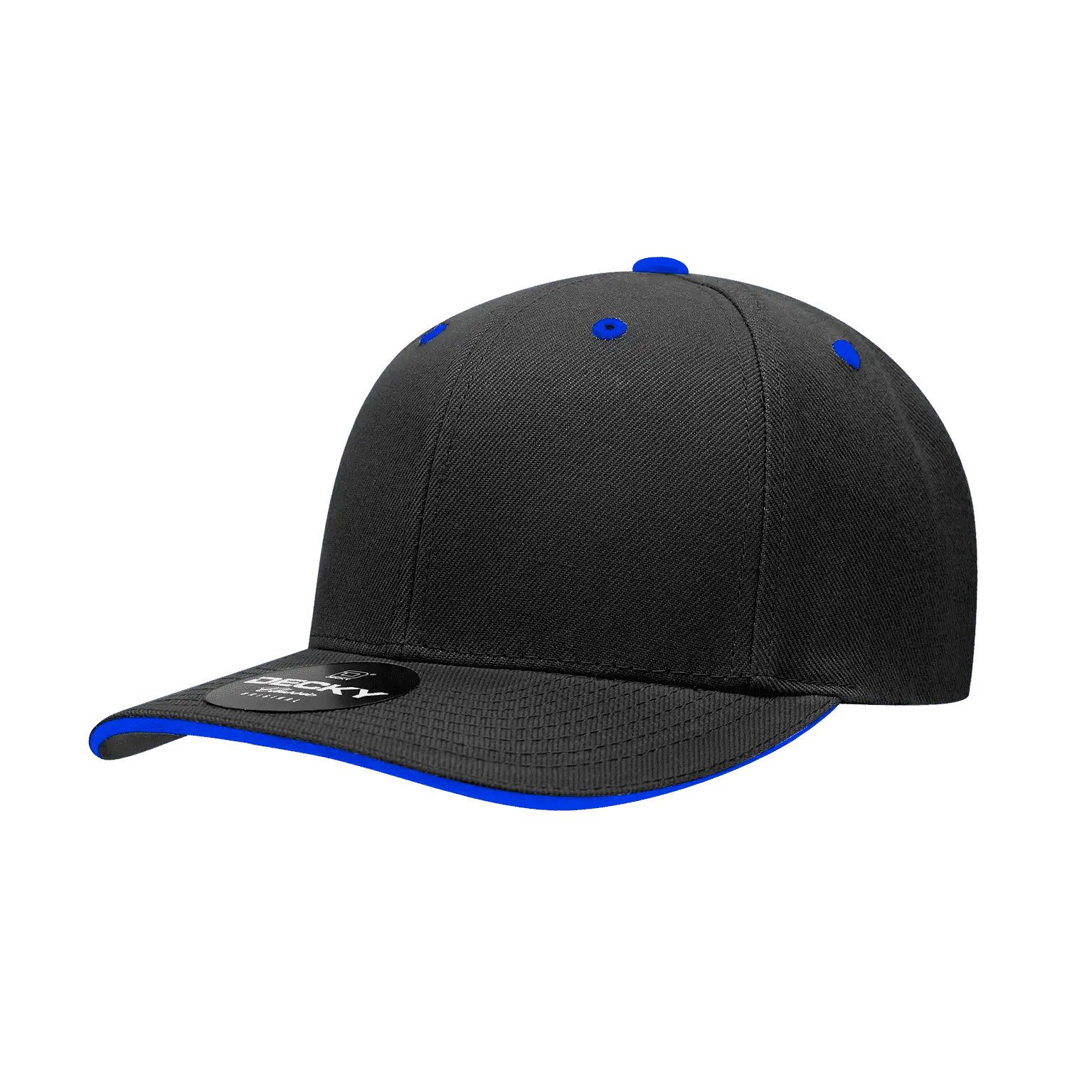 Decky 2003 Sandwich Visor Baseball Cap - Black Royal - Black Royal / One Size Fits Most