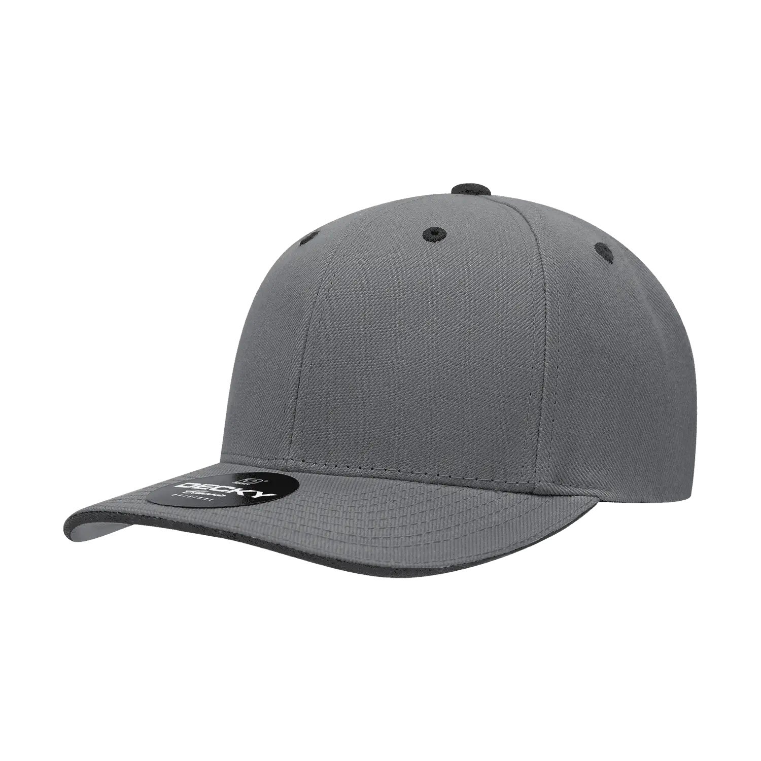 Decky 2003 Sandwich Visor Baseball Cap - Charcoal Black - Dark Gray Black / One Size Fits Most