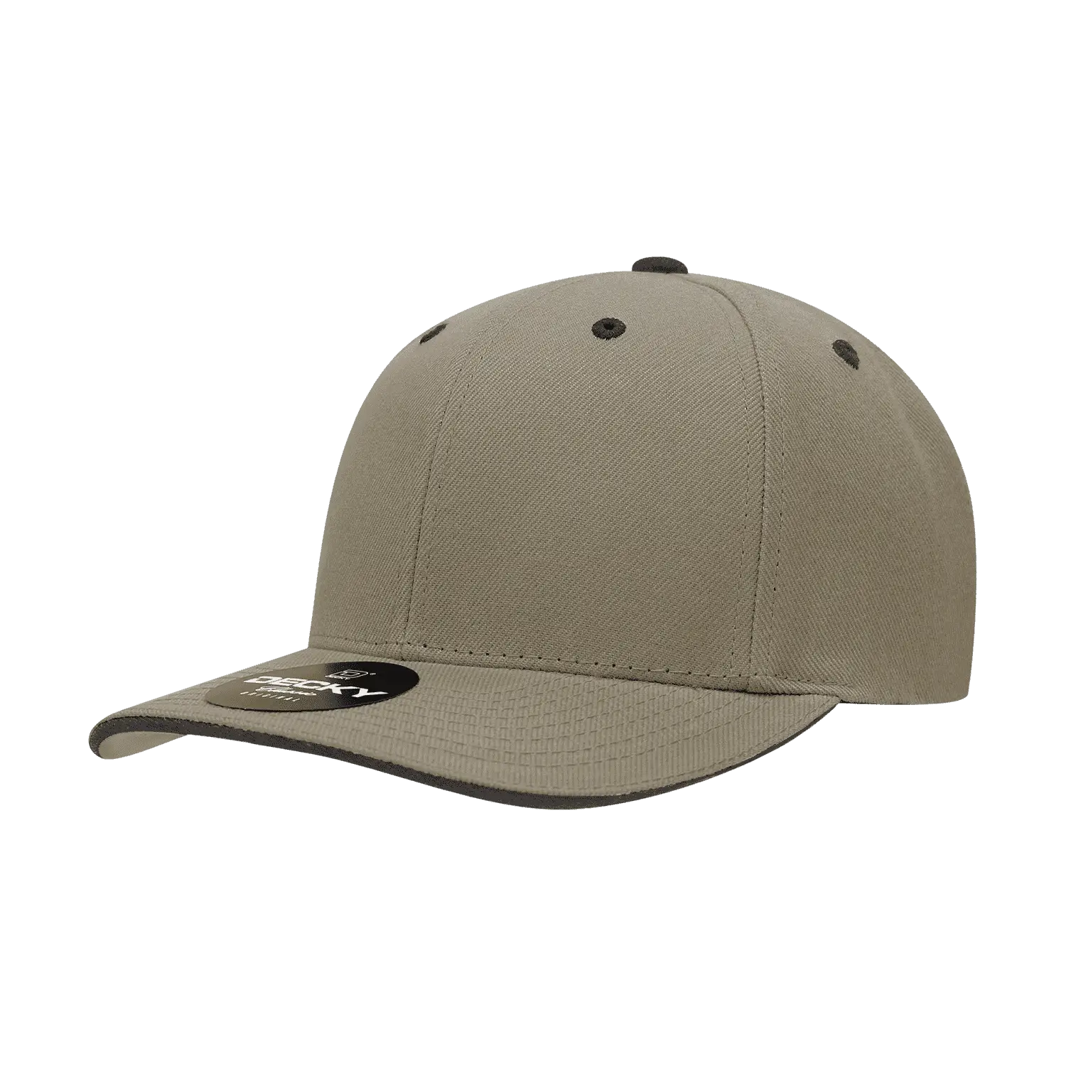 Decky 2003 Sandwich Visor Baseball Cap - Khaki Black - Khaki Black / One Size Fits Most