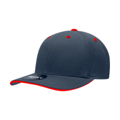 Decky 2003 Sandwich Visor Baseball Cap - Navy Red - Navy Red / One Size Fits Most