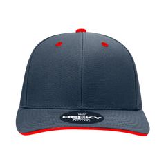 Decky 2003 Sandwich Visor Baseball Cap - Navy Red - Navy Red / One Size Fits Most