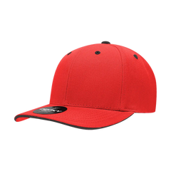 Decky 2003 Sandwich Visor Baseball Cap Red Black Red Black / One Size Fits Most