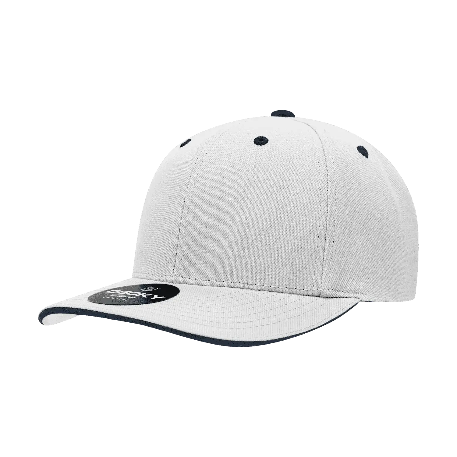 Decky 2003 Sandwich Visor Baseball Cap White Navy White Navy / One Size Fits Most