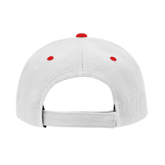 Decky 2003 Sandwich Visor Baseball Cap - White Red - White Red / One Size Fits Most