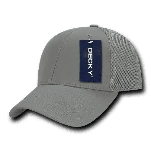 Decky 204 Low Crown Air Mesh Baseball Cap Gray Gray Gray / One Size Fits Most
