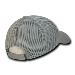 Decky 204 Low Crown Air Mesh Baseball Cap Gray Gray Gray / One Size Fits Most