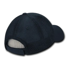 Decky 204 Low Crown Air Mesh Baseball Cap - Navy Navy - Navy / One Size Fits Most