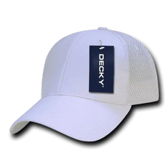 Decky 204 Low Crown Air Mesh Baseball Cap - White White - White / One Size Fits Most