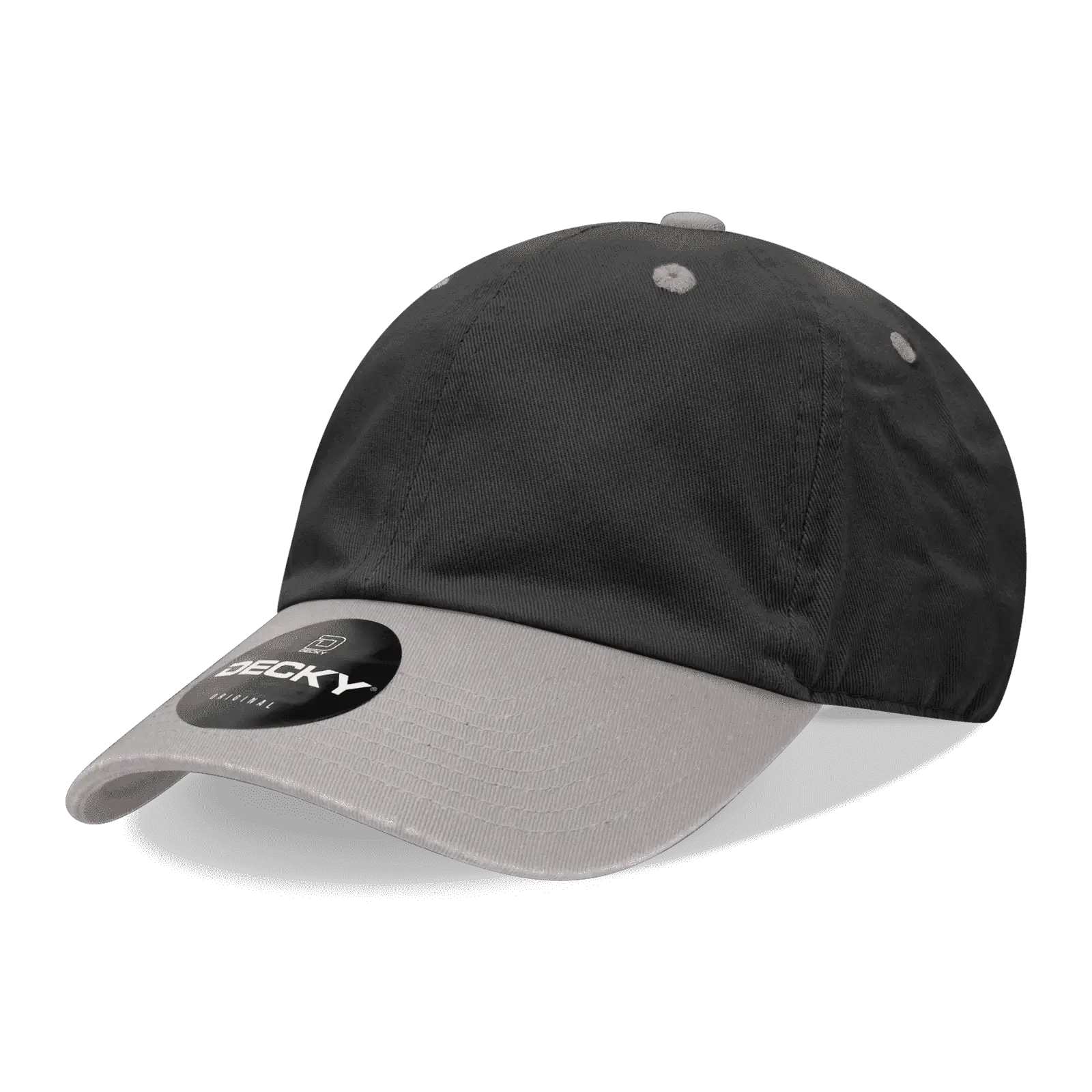 Decky 205 Relaxed Washed Cotton Cap - Black Gray - Black Gray / One Size Fits Most