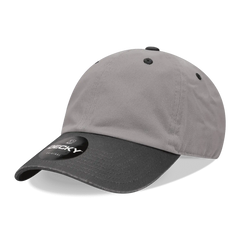 Decky 205 Relaxed Washed Cotton Cap - Gray Black - Gray Black / One Size Fits Most