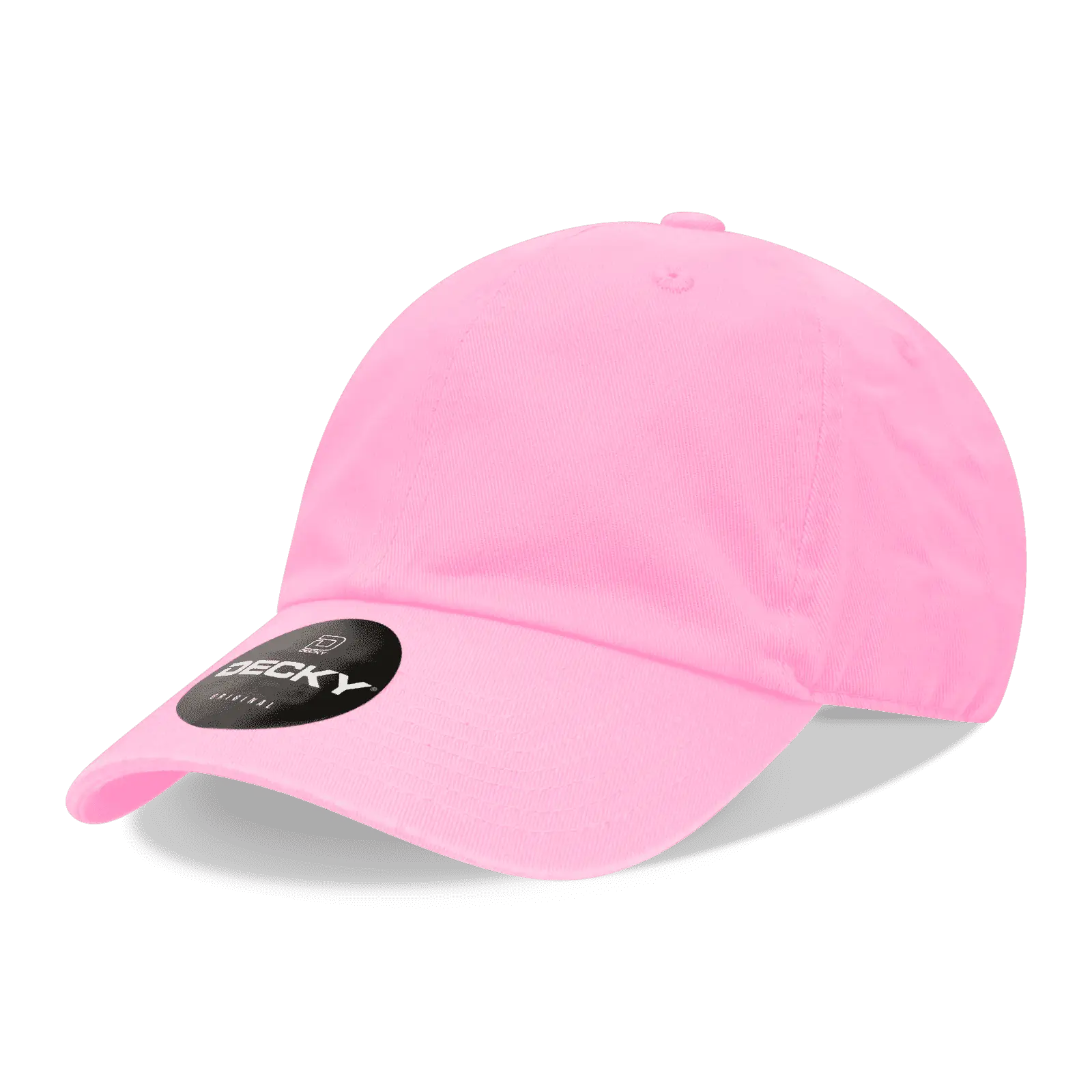 Decky 205 Relaxed Washed Cotton Cap - Pink - Pink / One Size Fits Most