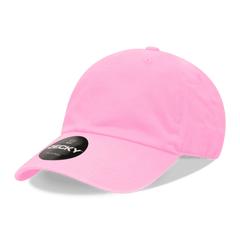 Decky 205 Relaxed Washed Cotton Cap - Pink - Pink / One Size Fits Most